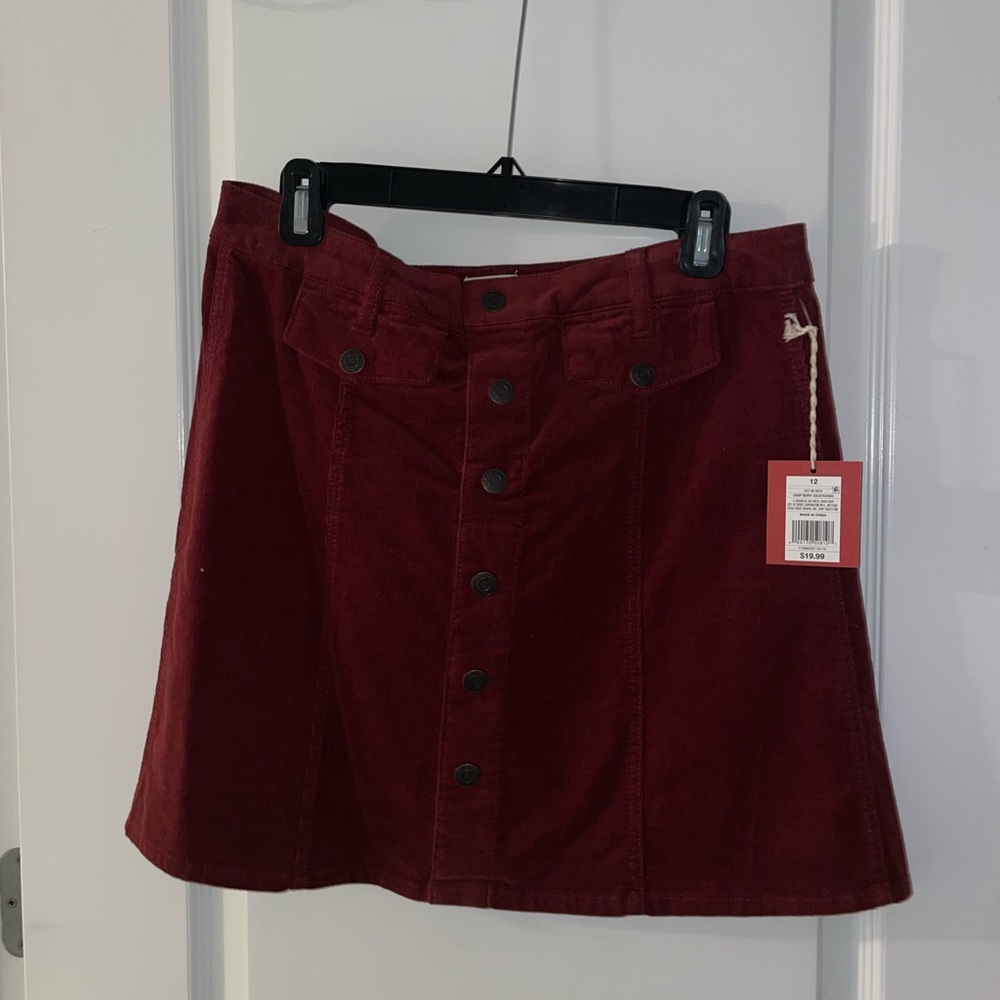 Red Mini Skirt